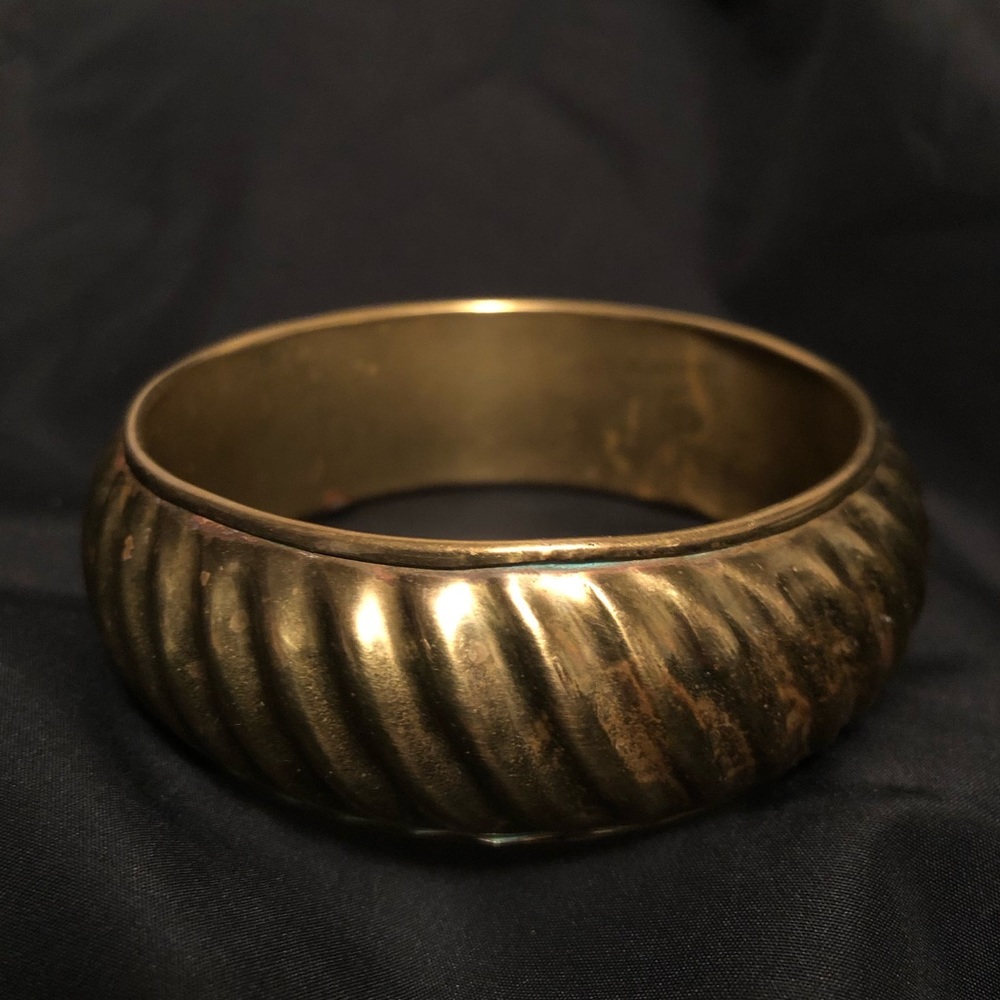 Beautiful Vintage Hollow Brass Bracelet